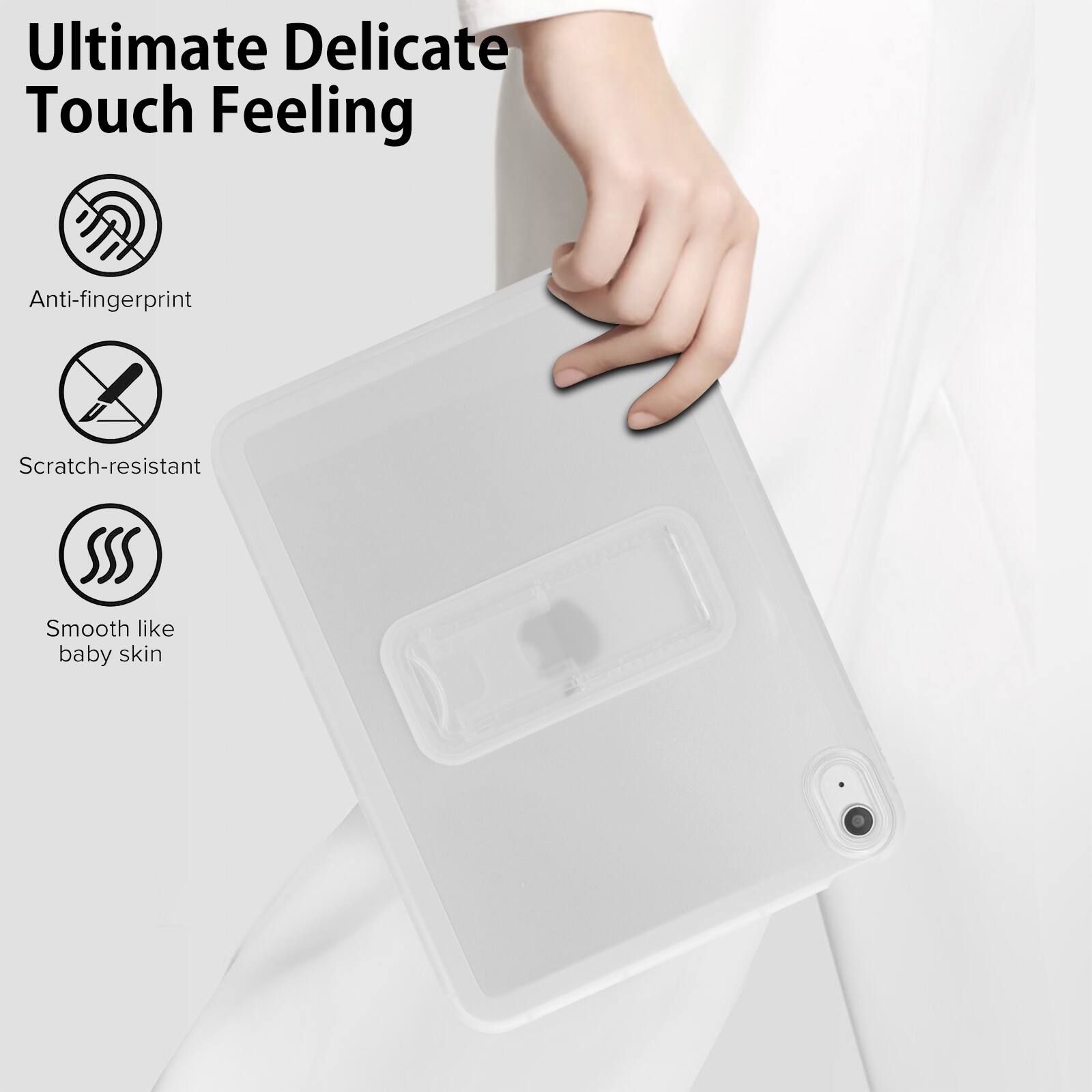 Ultimate Delicate Touch Feeling

- Anti-fingerprint
- Scratch-resistant
- Smooth like baby skin