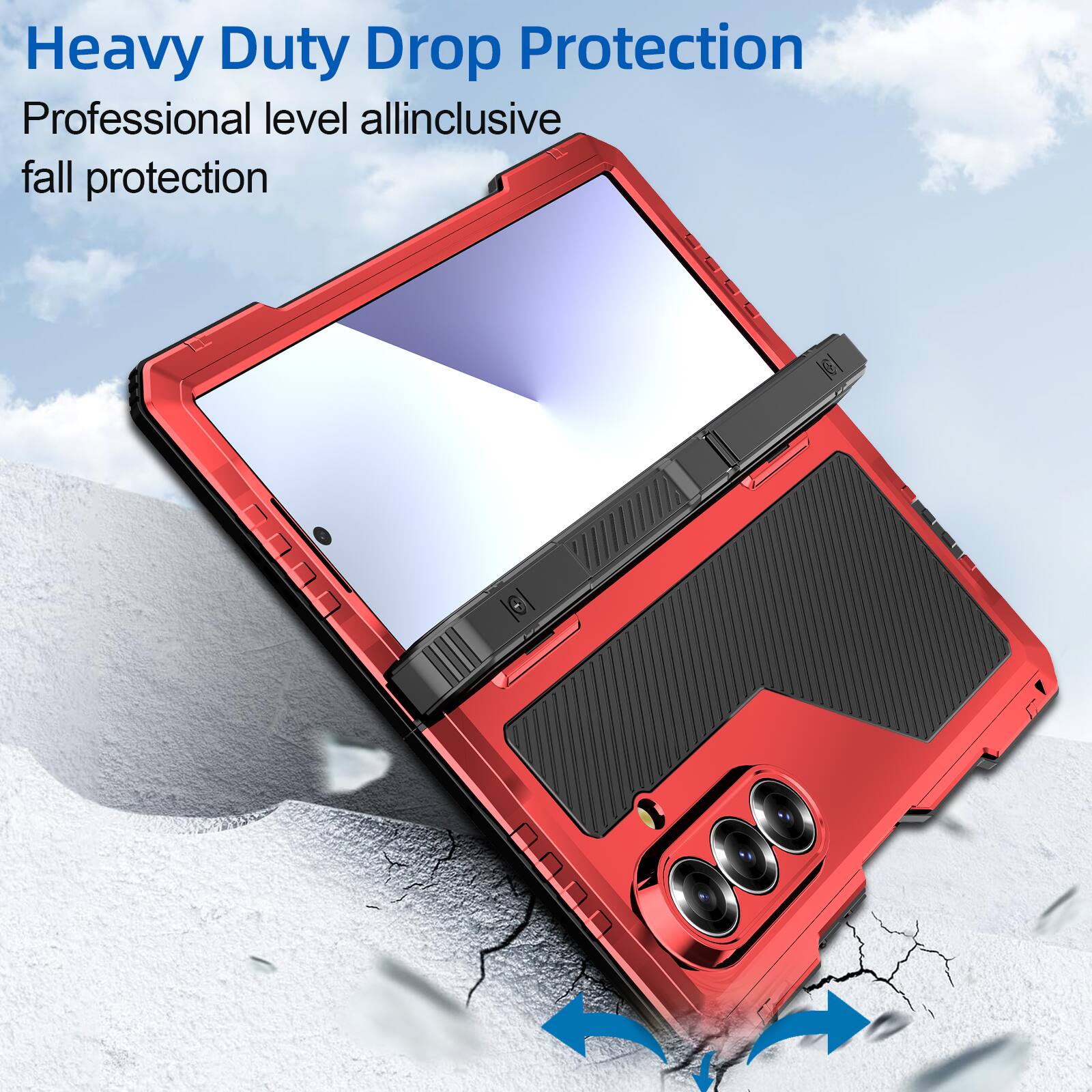 Heavy Duty Drop Protection  
Professional level allinclusive fall protection