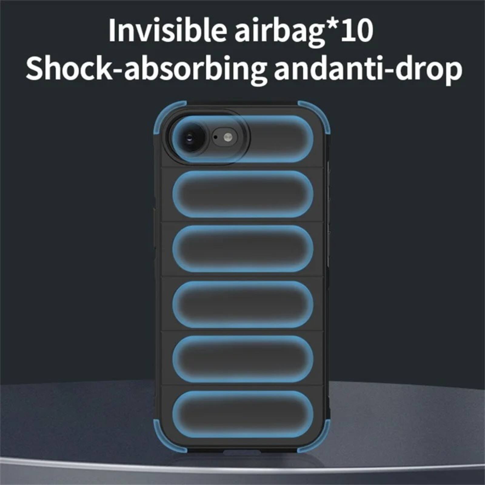 Invisible airbag*10  
Shock-absorbing and anti-drop