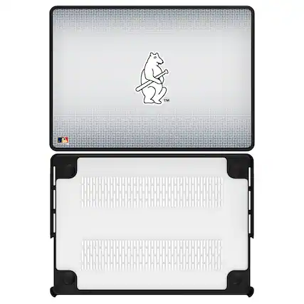 Front. Keyscaper - Chicago Cubs Linen MacBook Case - Pro 16 in - Multicolor.