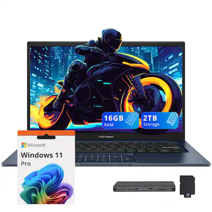 16GB RAM 2TB Storage ASUS Vivobook Microsoft Windows 11 Pro