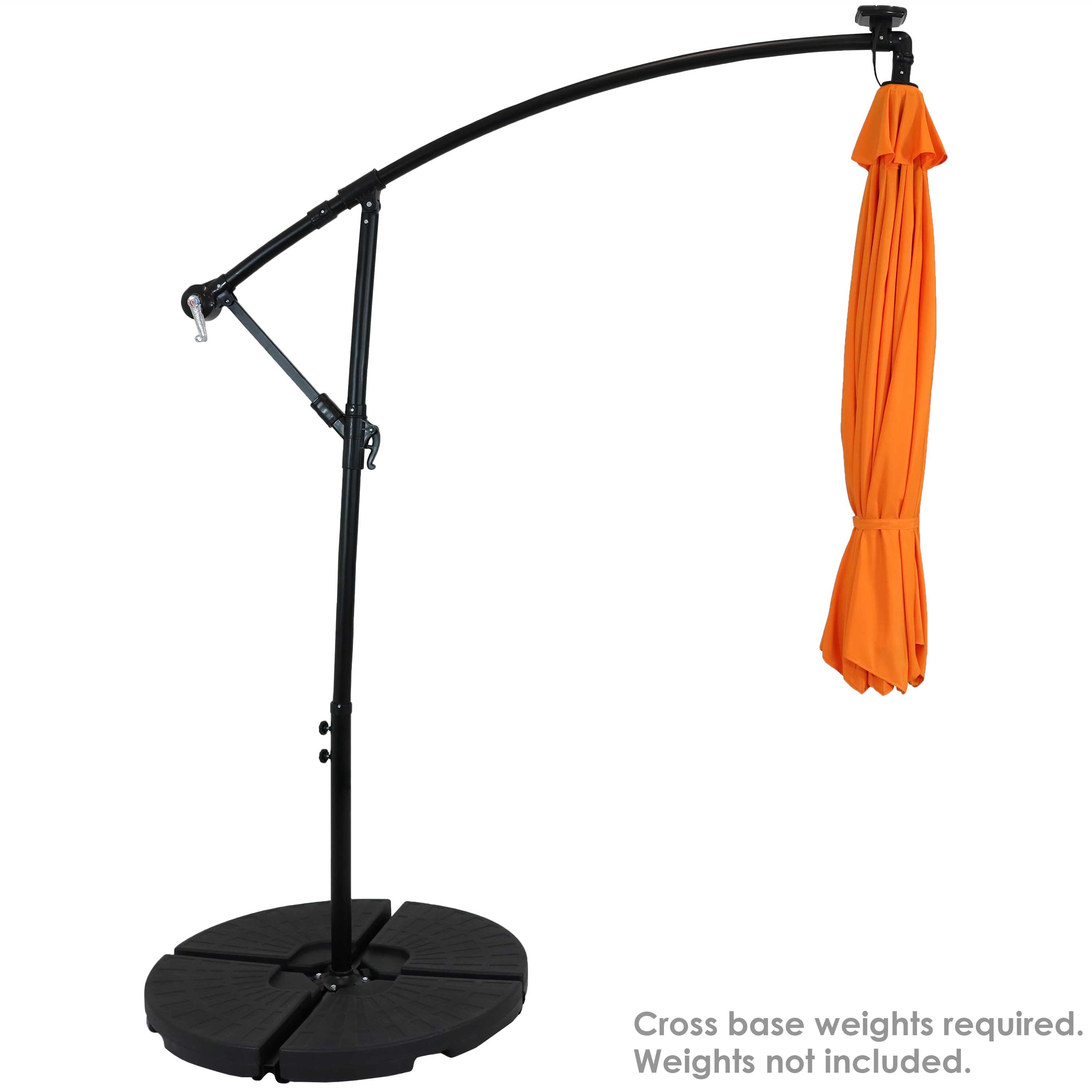 Cross base weights required.  
Weights not included.