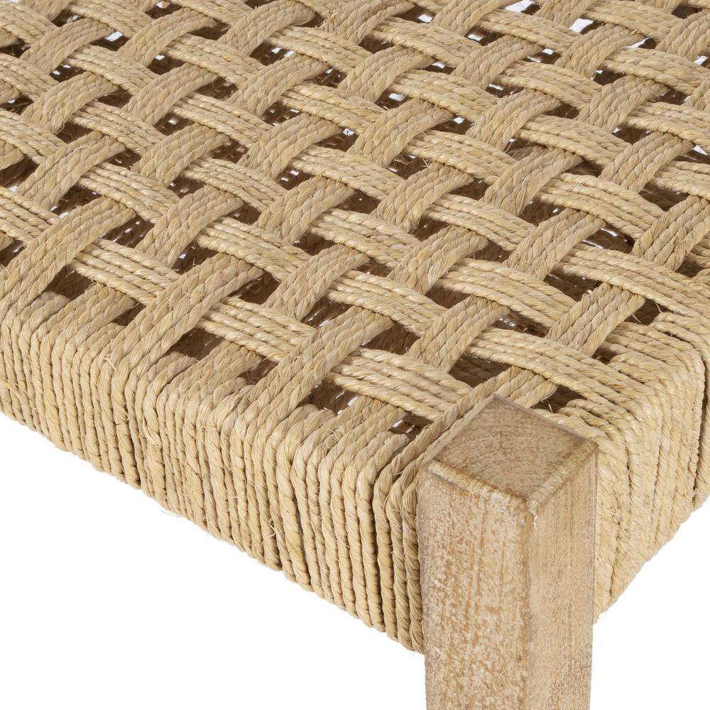 Alt View 5. Butler Specialty - Garner Woven Jute Accent Stool - Natural.