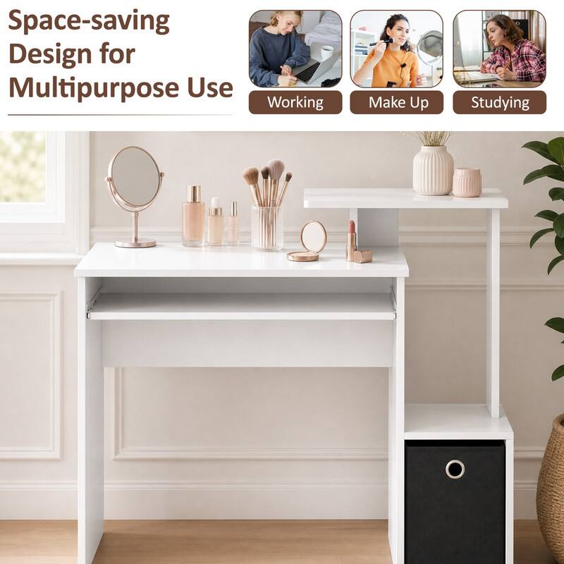 Space-saving Design for Multipurpose Use  
Working  
Make Up  
Studying