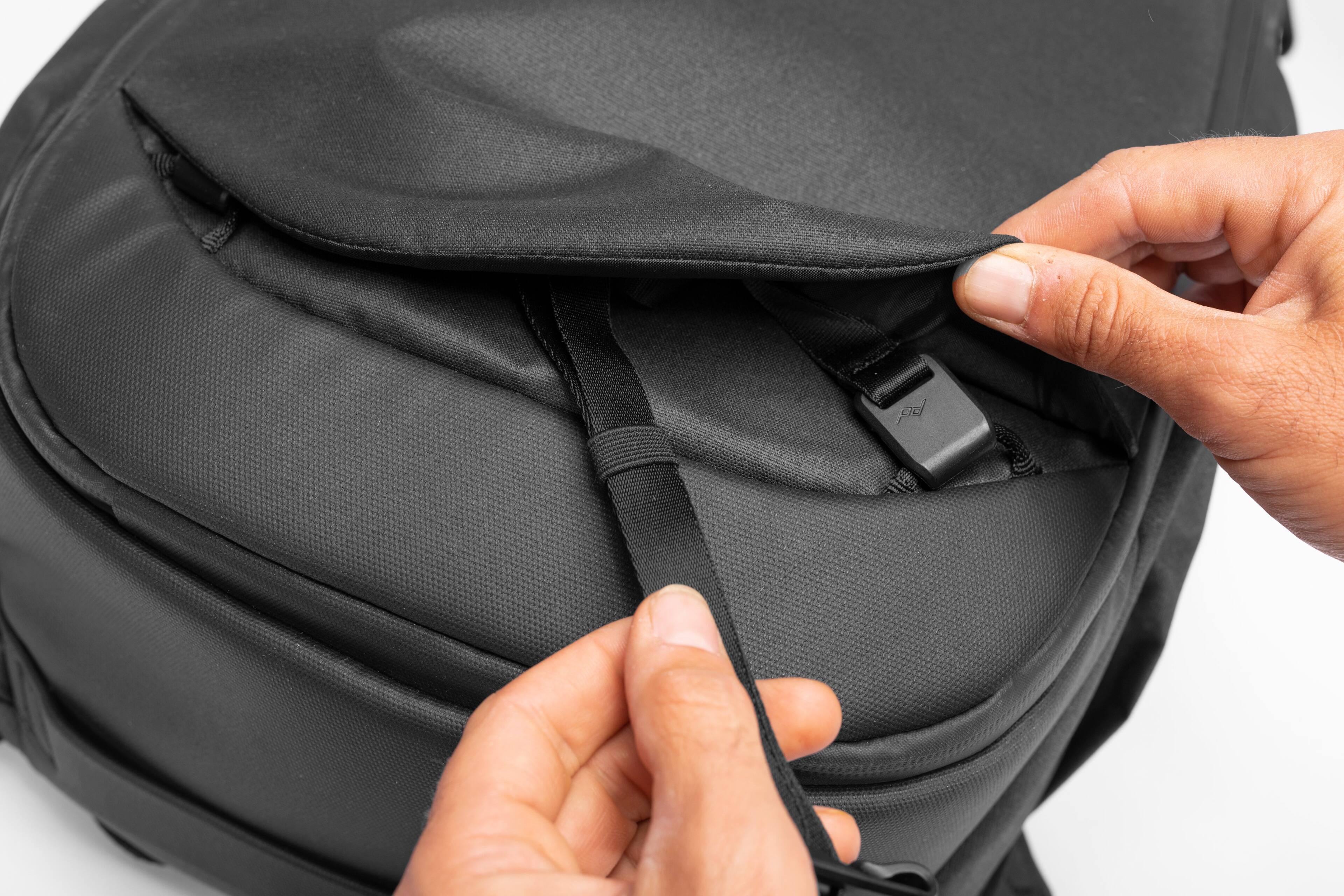 Alt View 20. Peak Design - Travel Backpack 30L - Black.