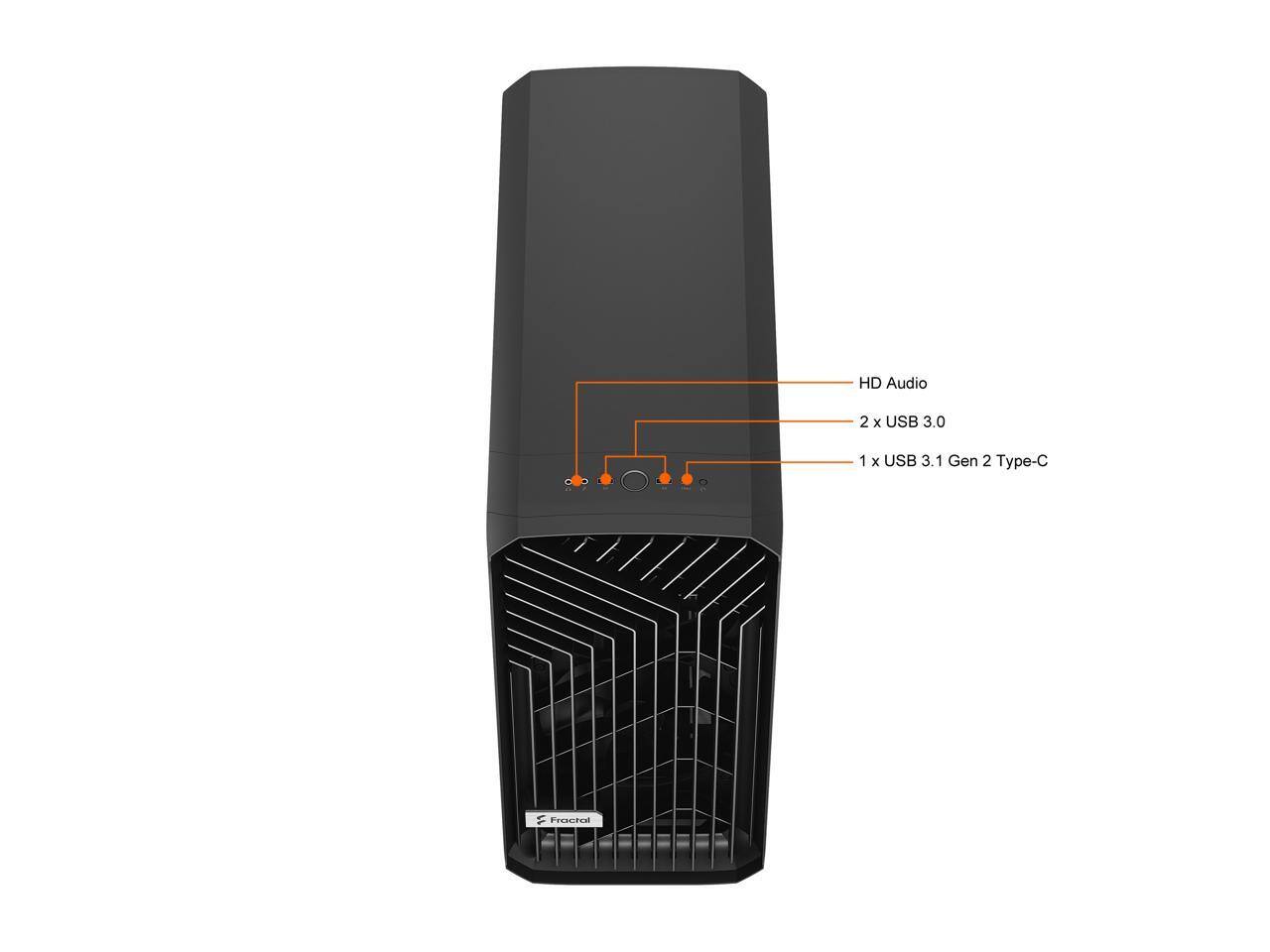 HD Audio  
2 x USB 3.0  
1 x USB 3.1 Gen 2 Type-C  
Fractal