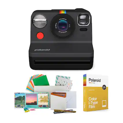 Polaroid WWOF-CE camera with autofocus and color i-Type film.