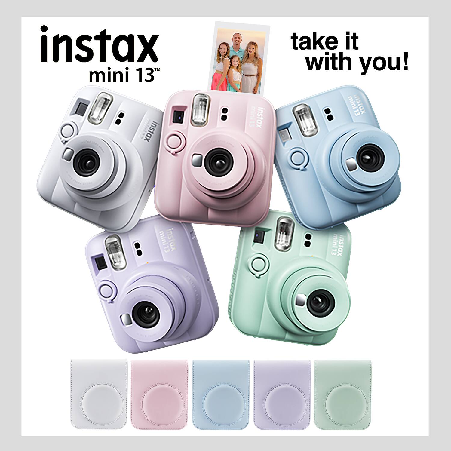 instax mini 13  
instax mini13  
instax take it with you!  
tinim 13  
instax Efinim  
instax mini13