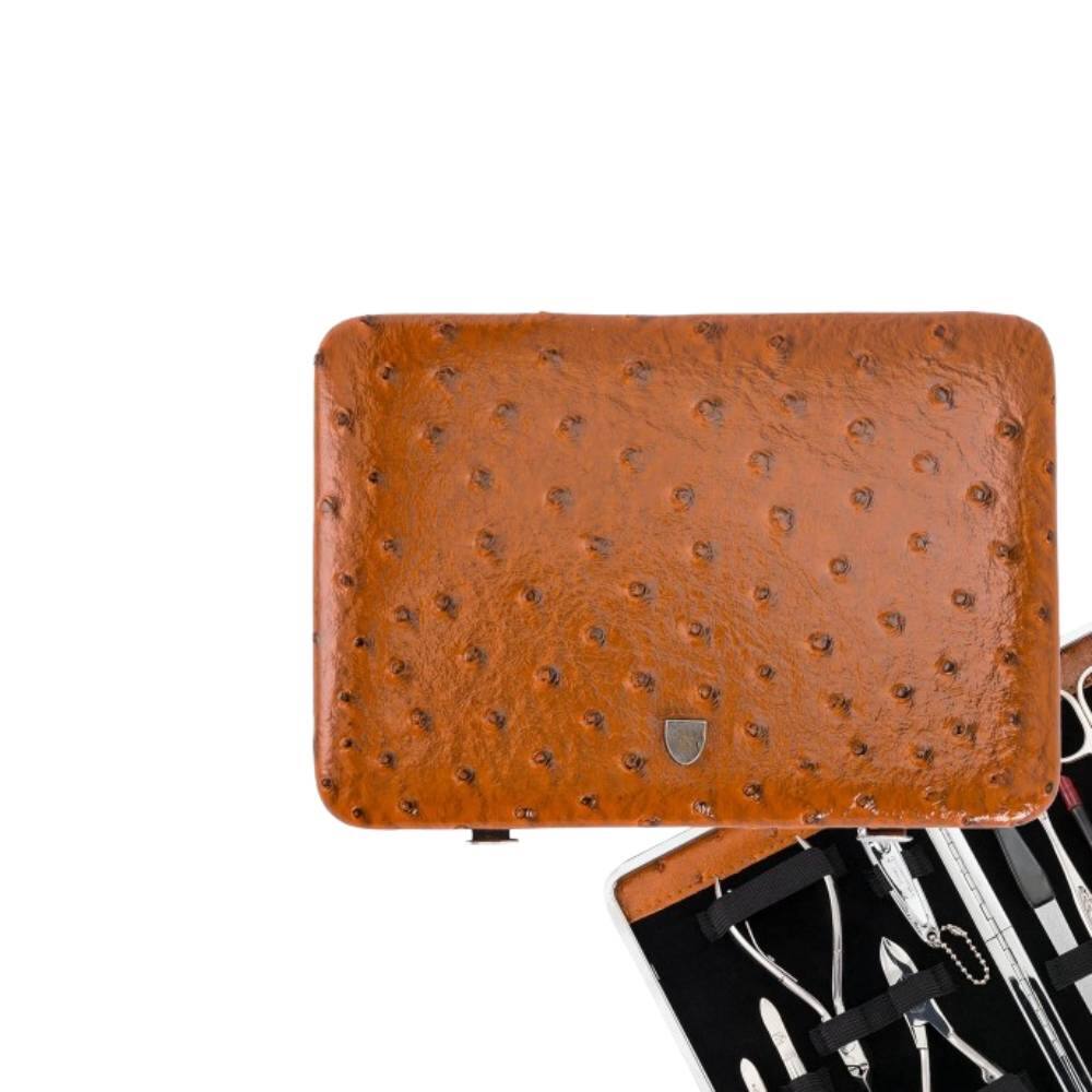 Alt View 1. Beauty Hub Ecommerce - Bright Nickel Plated Nail Kit - Brown.