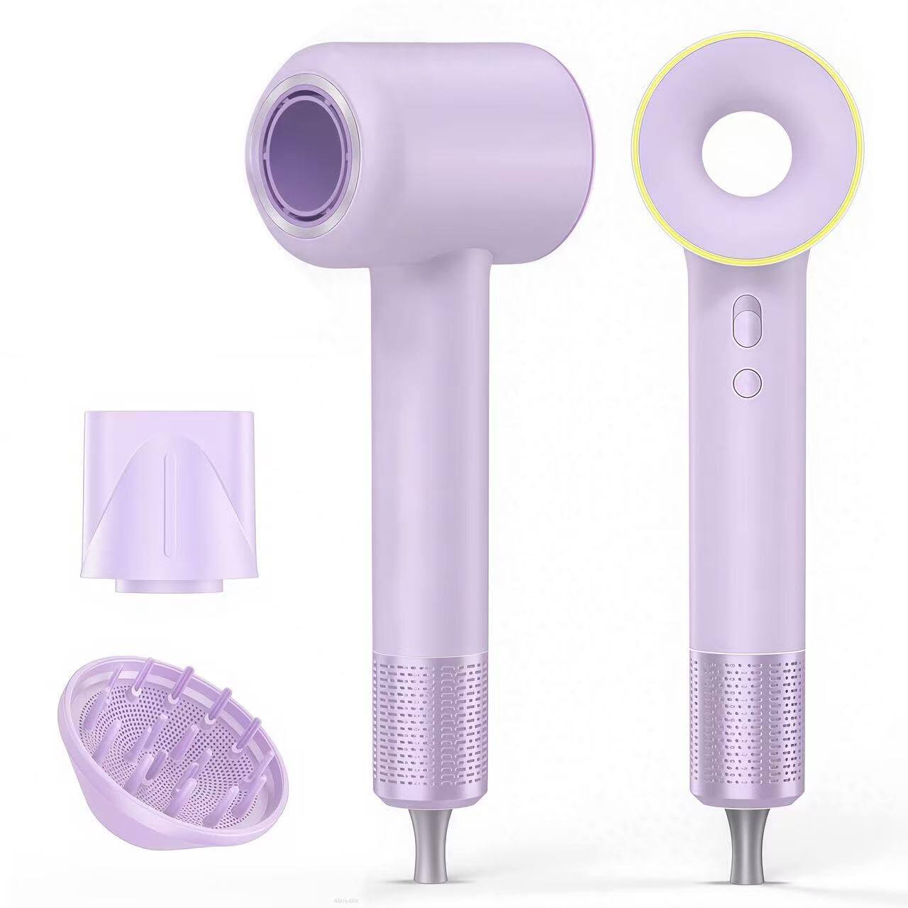 The Best Inks - 1500W Ionic Hair Dryer Professional Grade with Advanced Technology for Fast Drying Salon Quality Results - Purple