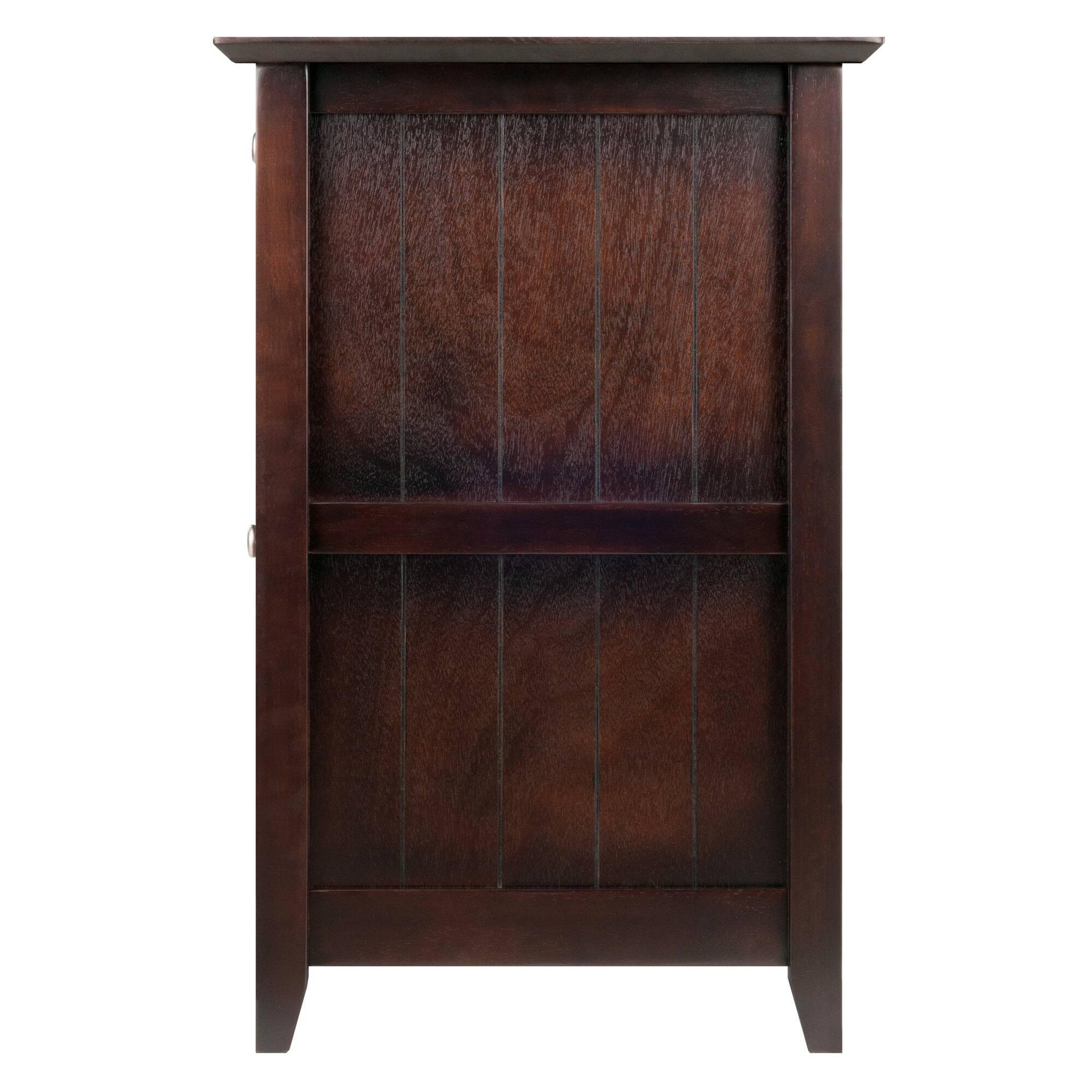 Alt View 6. Winsome Wood - Burke Home Office File Cabinet - Coffee.