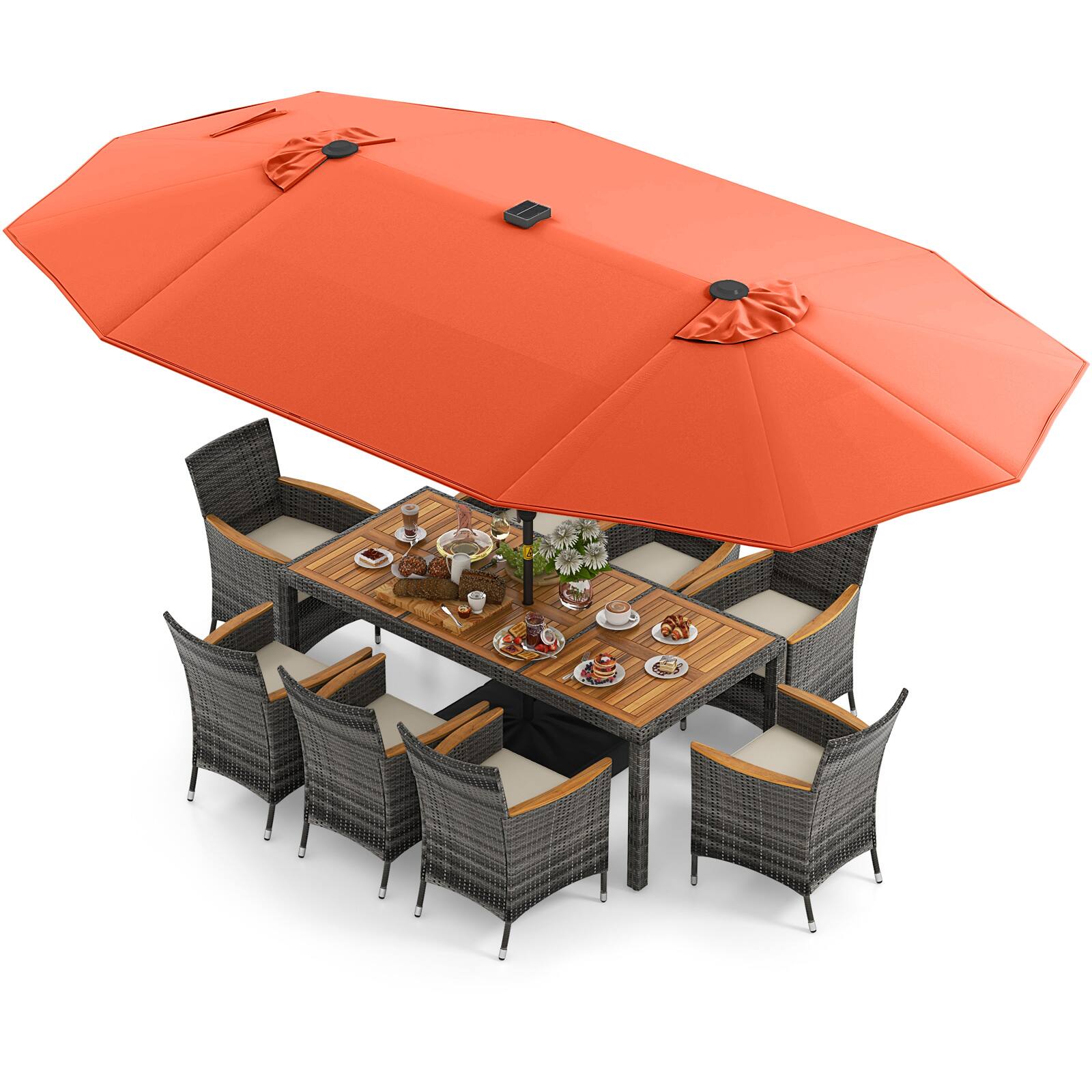 Mix Gray,Beige,Orange