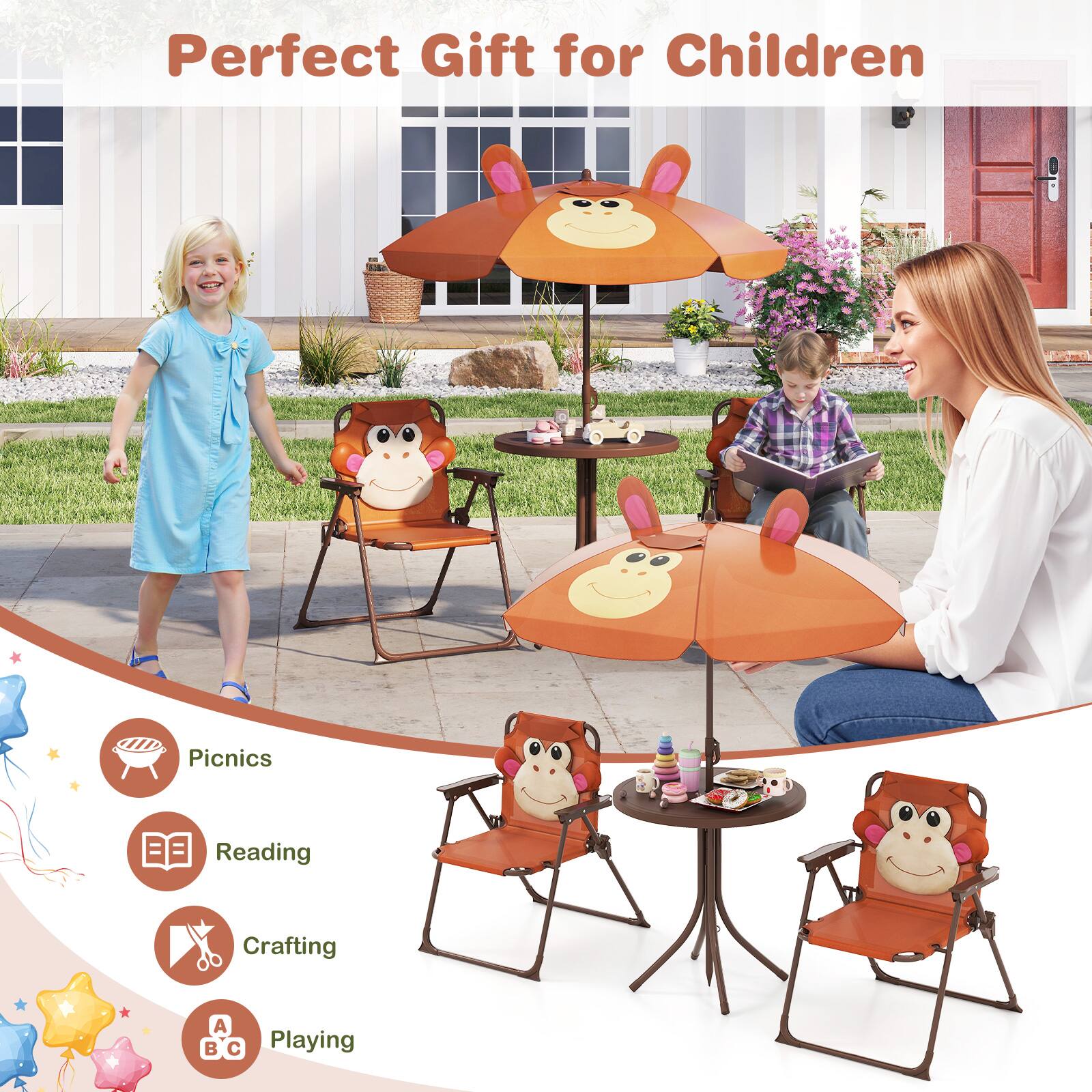 Perfect Gift for Children

- Picnics
- Reading
- Crafting
- Playing