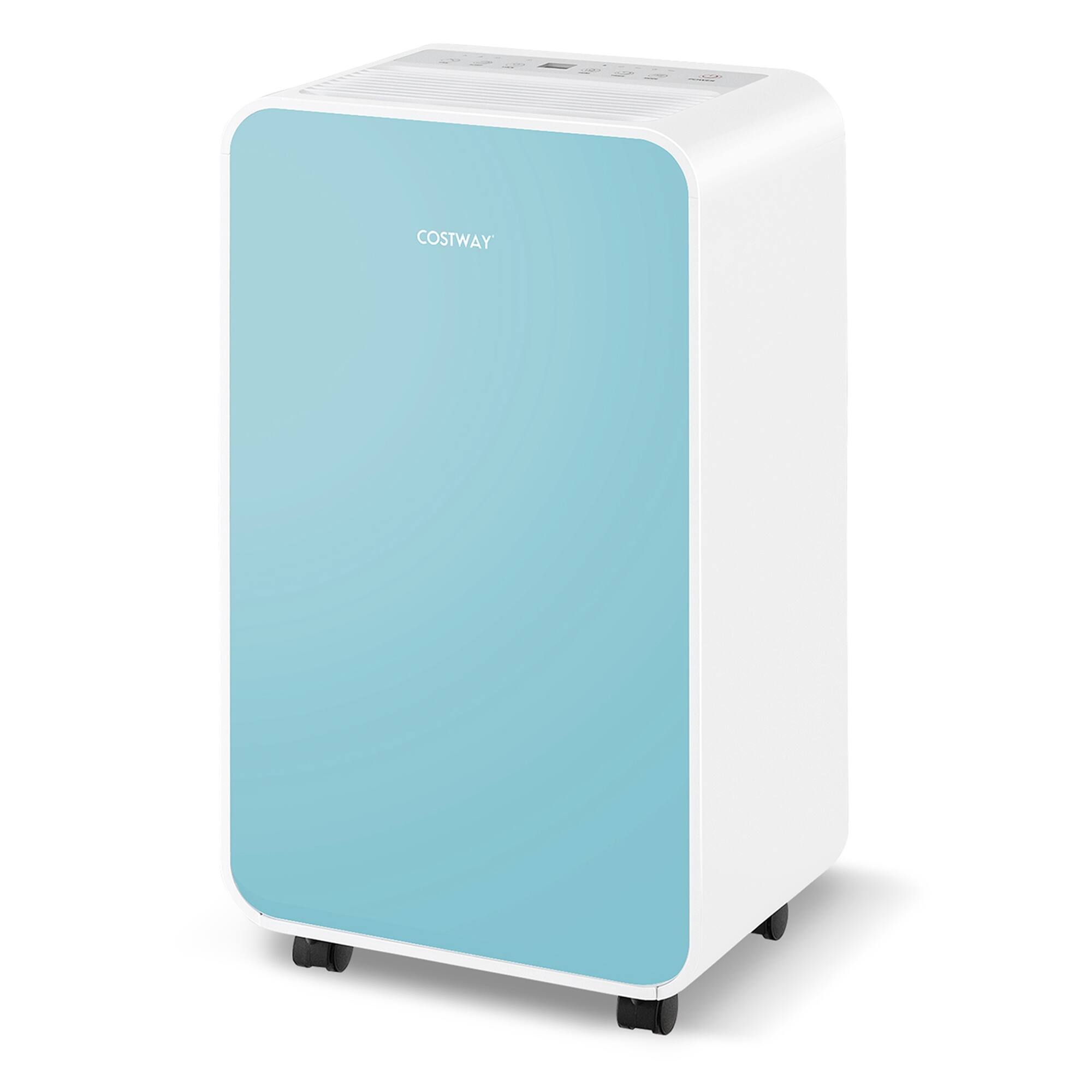 Costway - Dehumidifier for Home Basement 32 Pints/Day 3 Modes Portable up to 2500 Sq. Ft - Blue