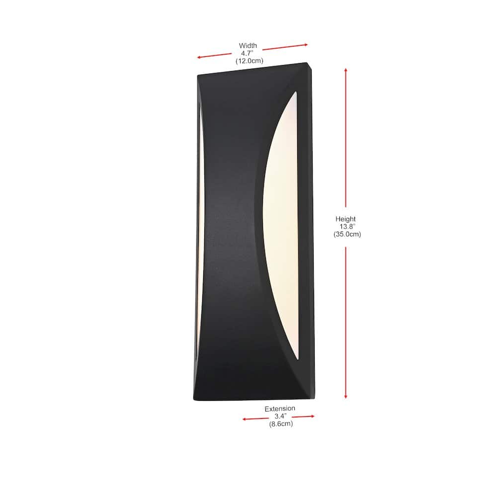 Elegant Lighting - Zayn 5 Inch Outdoor Wall Sconce In - Black price history on PriceWatchPro
