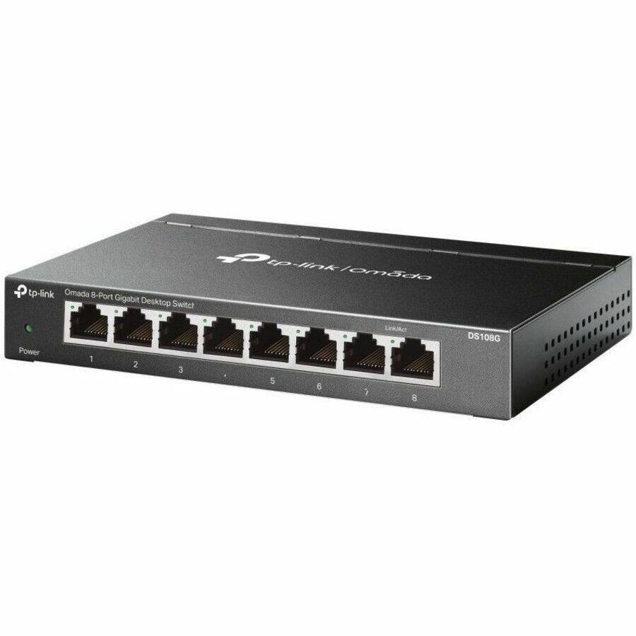 TP-Link Omada 8-Port Gigabit Desktop Switch  
DS108G  
Link-Acc  
Power