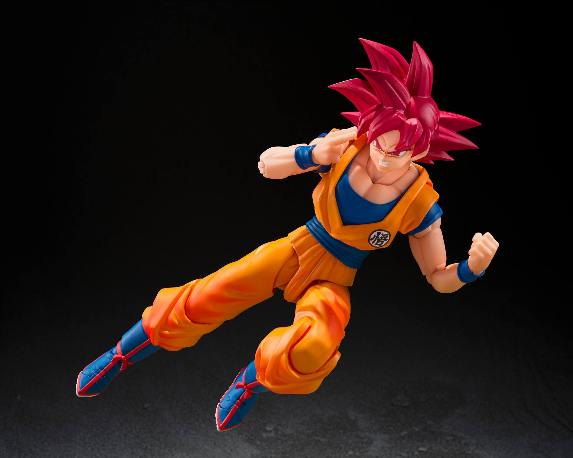 Alt View 2. Bandai - 5.5" Super Saiyan God Son Goku (God Aura) - Dragon Ball Super - Tamashii Nations S.H.Figuarts.