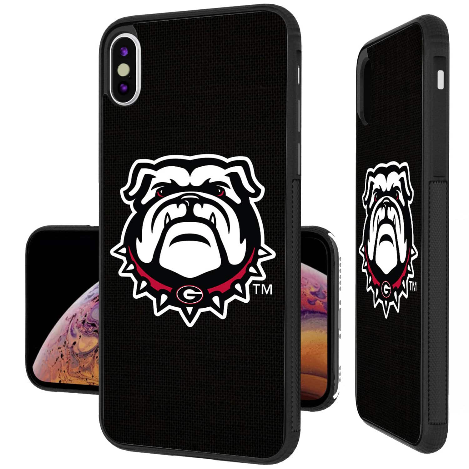 Keyscaper - NCAA - Georgia Bulldogs iPhone Alternate Solid Design Bump Case - 16 Pro - Multicolor
