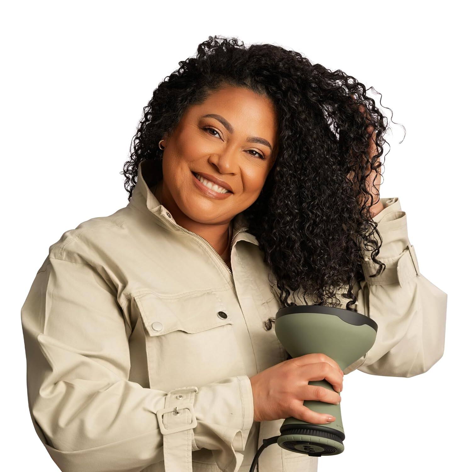 Alt View 2. StyleCraft - Sage 2-in-1 Diffuser and Hair Dryer - Sage.