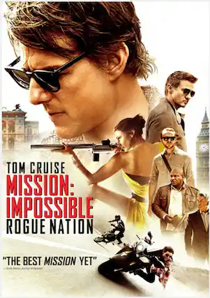 Front. Mission: Impossible 5: Rogue Nation - DVD.