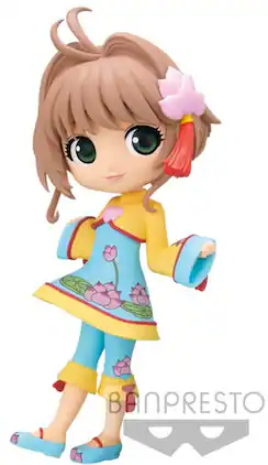 PopMarket - BanPresto - Cardcaptor Sakura: Clear Card - Q Posket - Sakura Kinomoto - Vol.4 (Version A) Statue - Collectibles - Multicolor