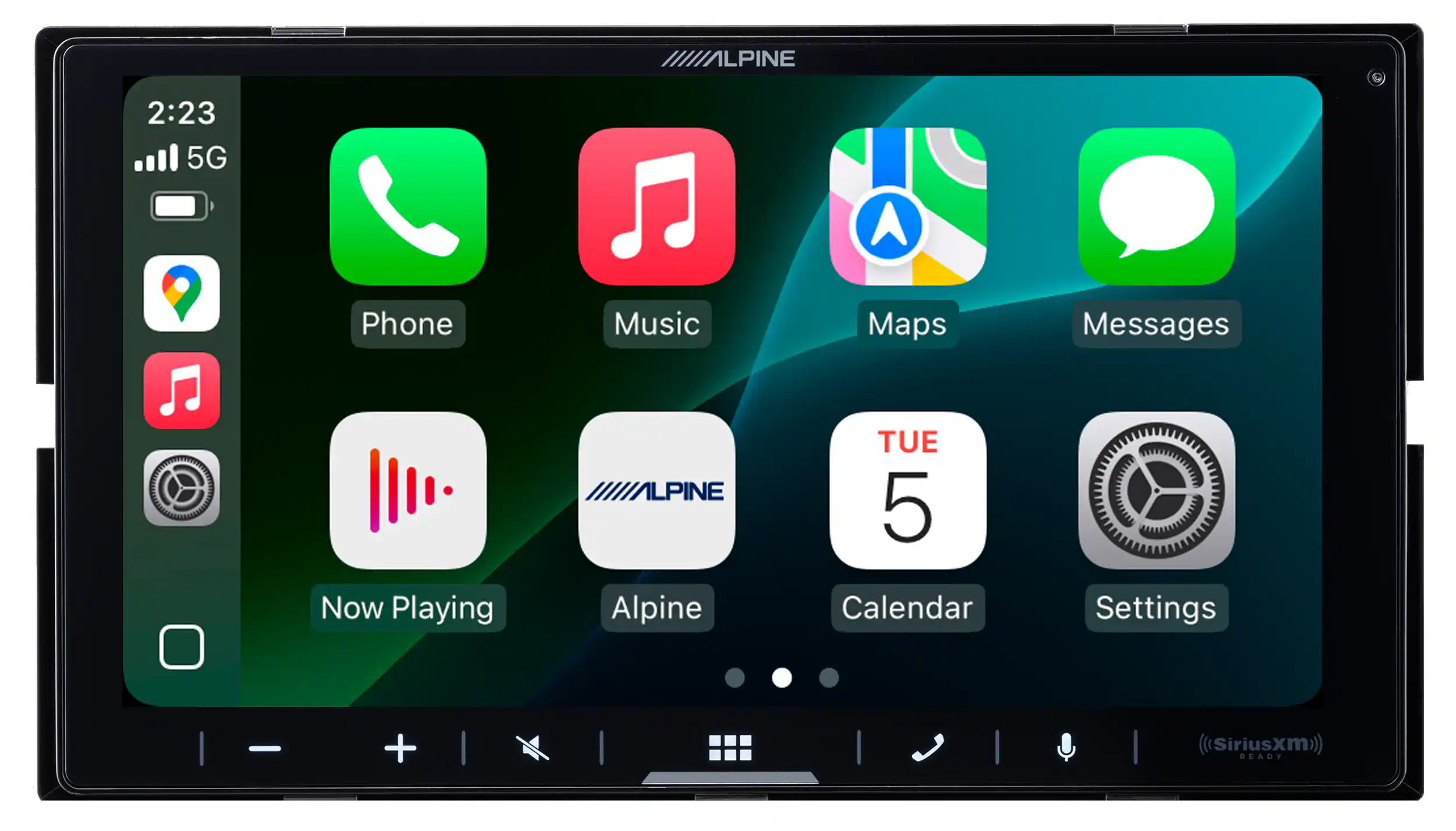 Alpine - 7" Wireless Apple Carplay /Android Auto Bluetooth Digital Media Receiver with Maestro Compatiblity - Black