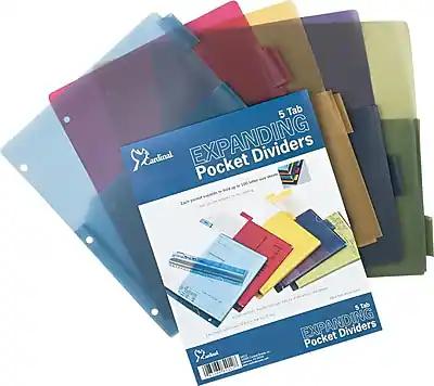 5 Tab Expanding Pocket Dividers
UIE S Tab Expanding Pocket Dividers