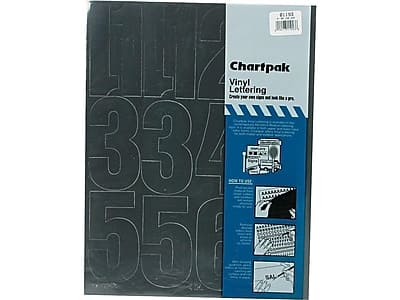 "Chartpak - 4"" Numbers, (01193) - Black" price history on PriceWatchPro