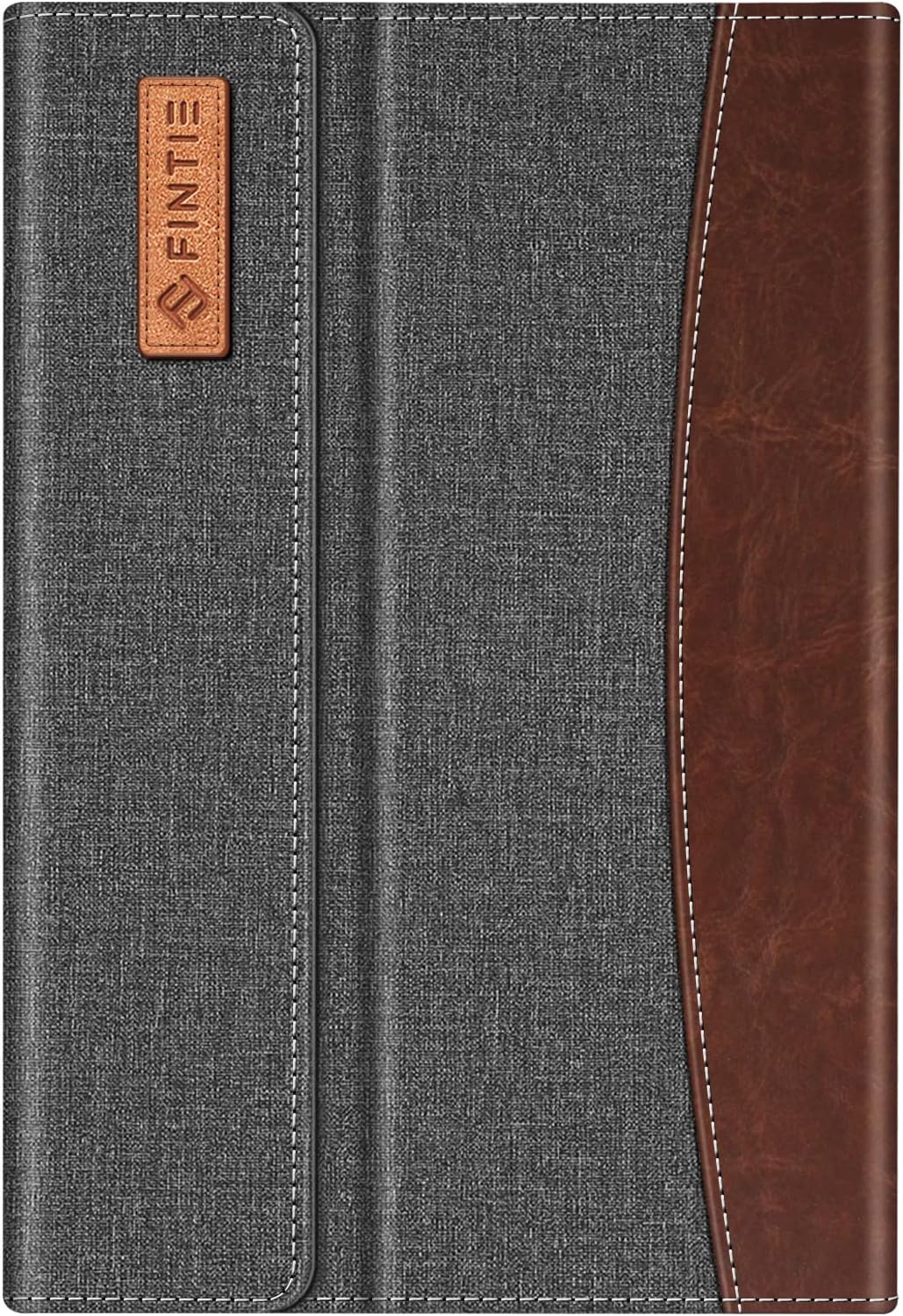 Alt View 5. Fintie - Portfolio Case for Samsung Galaxy Tab S8+ / S7+ / S7 FE 12.4 Inch, Multiple Angles Business Cover with Pocket - Gray/Brown.