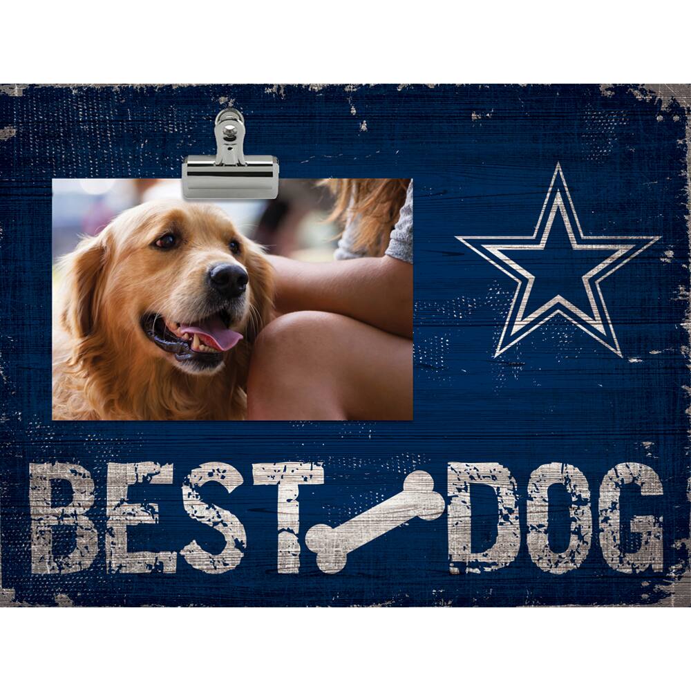 Dallas Cowboys 10.5" x 8" Best Dog Clip Photo Frame