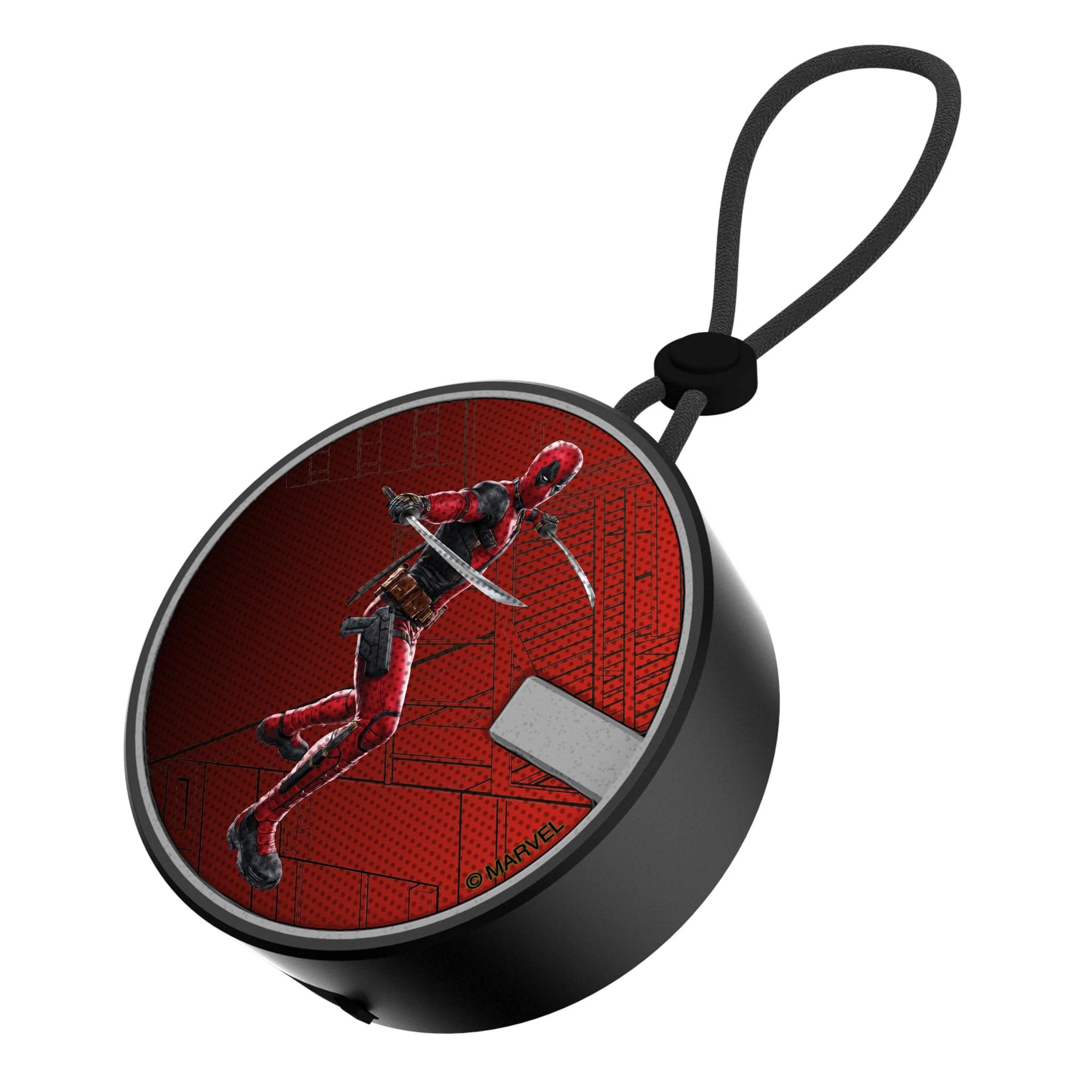 Keyscaper - Marvel MechLine Waterproof Speaker - Deadpool