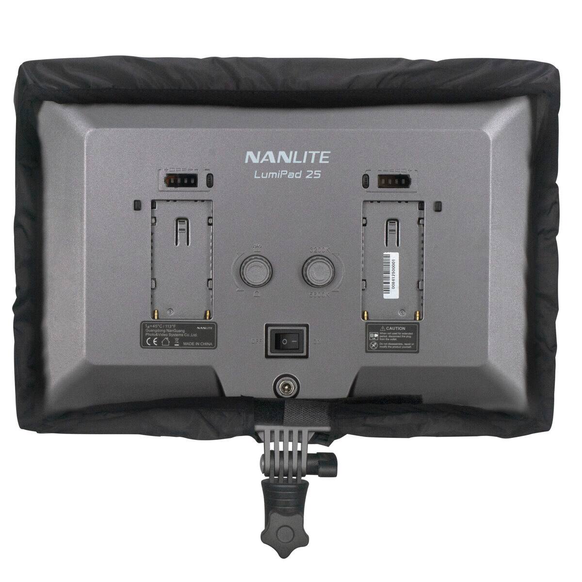 NANLITE LumiPad 25 8 3200 B55 | C aT - Coingting aniauang Produtos Systems LM CE 2 2 we - Cethus O. - 35 + CAUTION