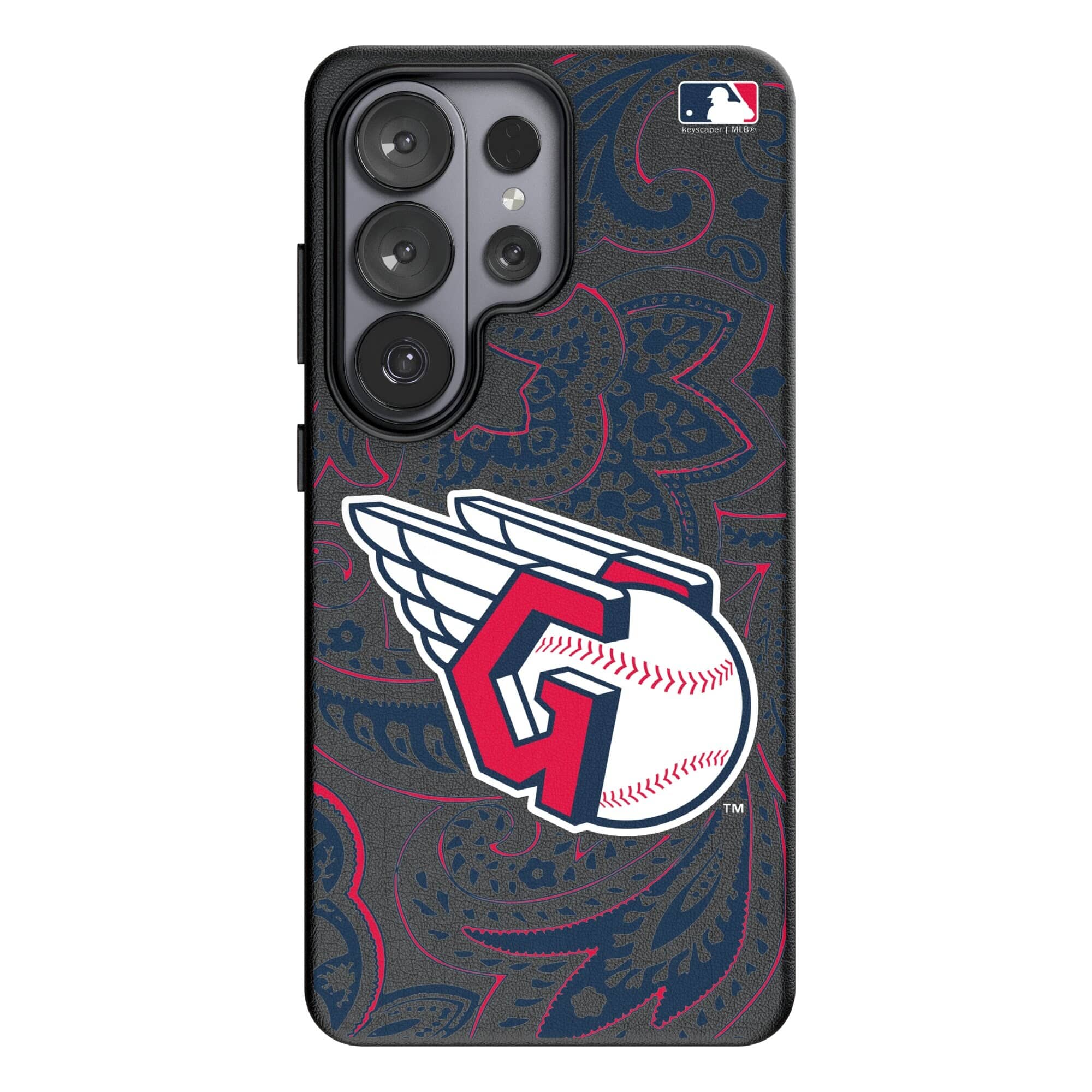 Keyscaper - MLB - Cleveland Guardians Paisley Galaxy Magnetic Bump Case - S24 Plus - Black price history on PriceWatchPro