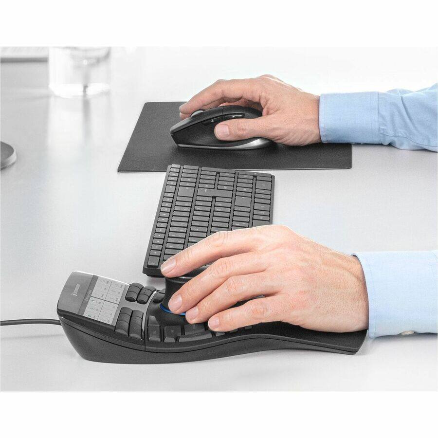 Alt View 3. 3Dconnexion - SpaceMouse Enterprise Kit 2 - Wireless Bluetooth/RF Mouse - 7 Button - Scroll Wheel - Compatible with PC, Mac - Black.