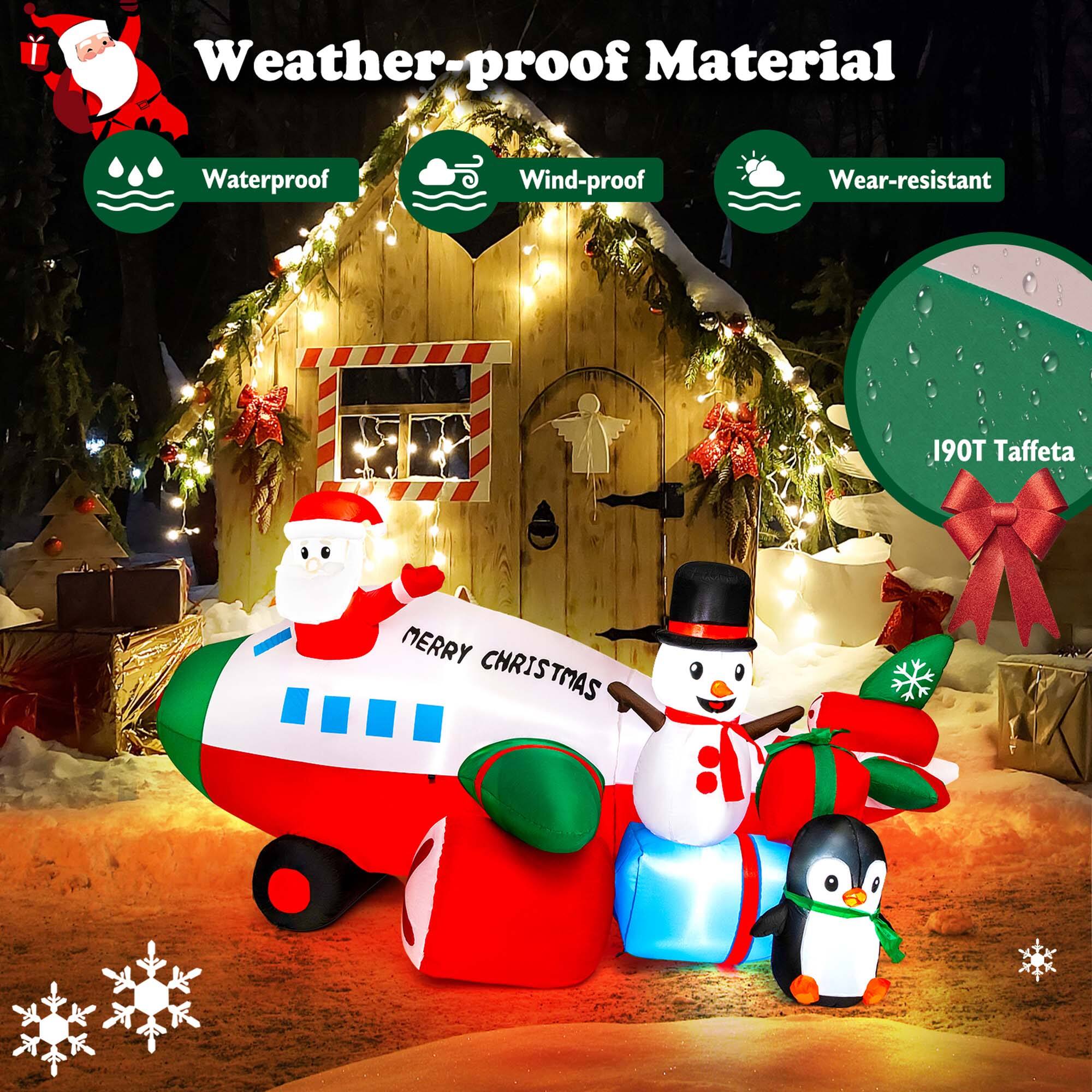 Weather-proof Material: Waterproof, Wind-proof, Wear-resistant 190T Taffeta. Merry Christmas!