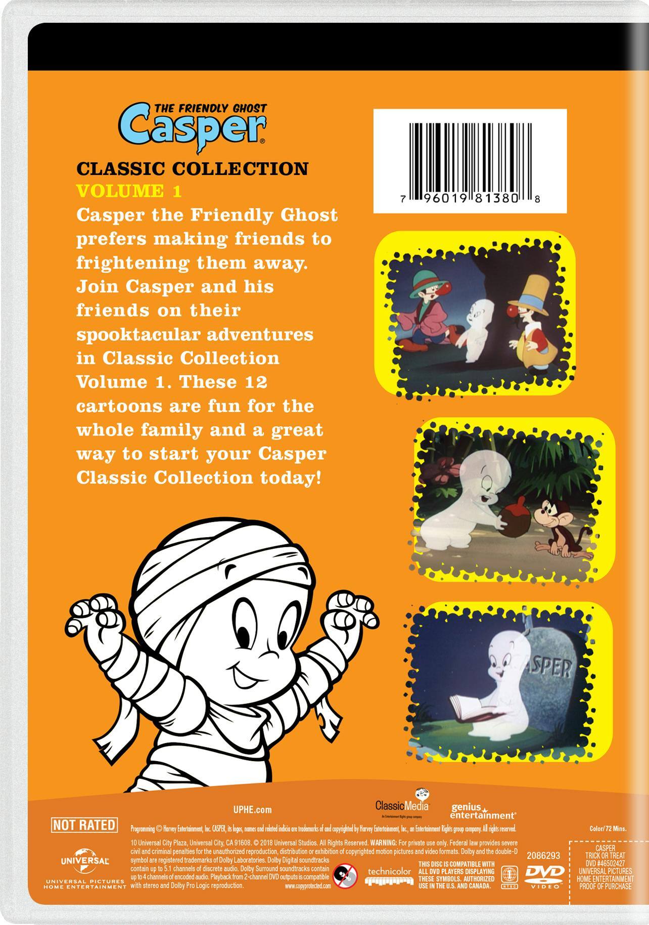 Angle. Casper the Friendly Ghost and Friends: Trick Or Treat (DVD Full Screen) [DVD].