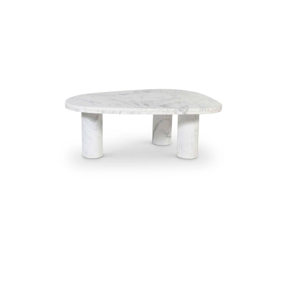 Meridian Furniture - Messina Grey Coffee Table - White