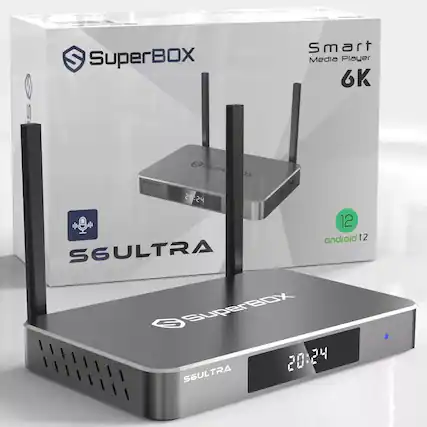 SuperBOX Smart Media Player 6K
S6ULTRA
Android 12
20:24