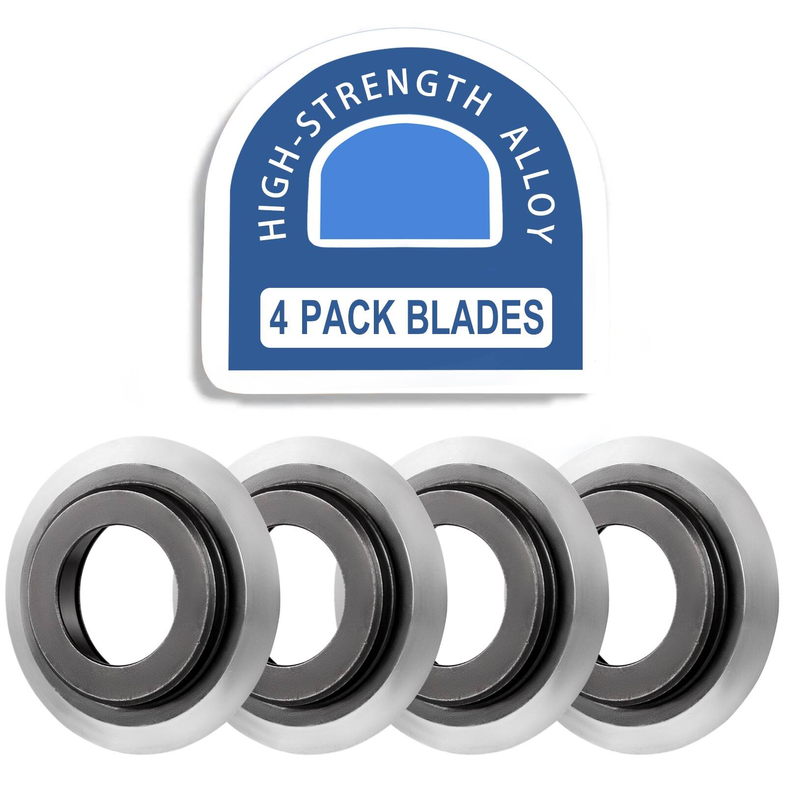 HIGH-STRENGTH ALLOY  
4 PACK BLADES