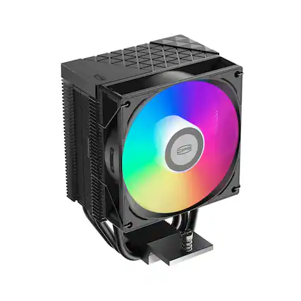 Front. PCCOOLER - CPS R300 ARGB Hydraulic Bearing Air CPU Cooler - Black.