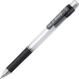 Pentel - e-sharp Mechanical Pencil, 0.5mm, #2 Medium Lead, Dozen - Black