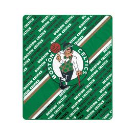 Pegasus - Boston Celtics 60" x 70" Diagonal Lined Wordmark Ultra Soft Blanket - Multicolor