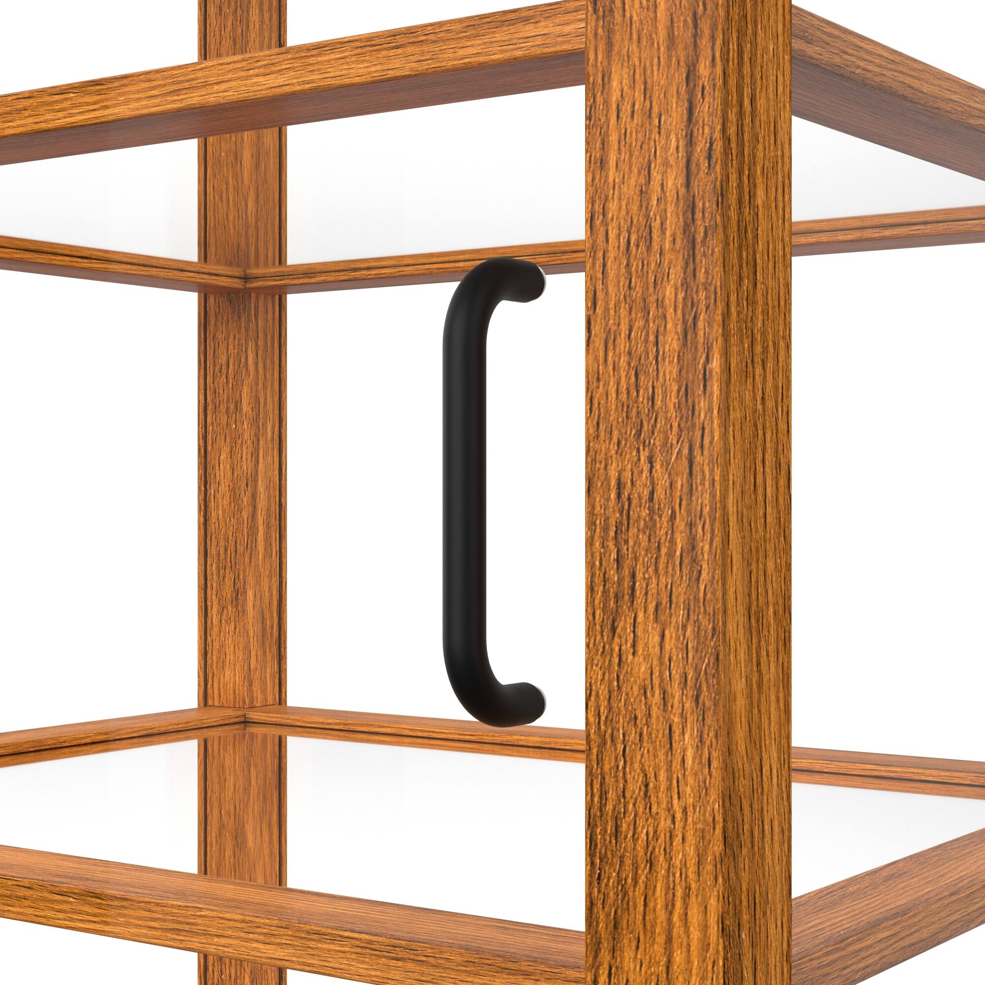 Alt View 9. Koolmore - 21 In. Artisan Upright Light Wooden Bakery Display Case 3.5 Cu. ft. (KM-BDW-25L) - Ash wood color.
