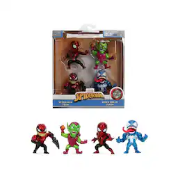 Set of 4 Diecast Figures "Spider-Man" "Metalfigs" Series Diecast Models by Jada