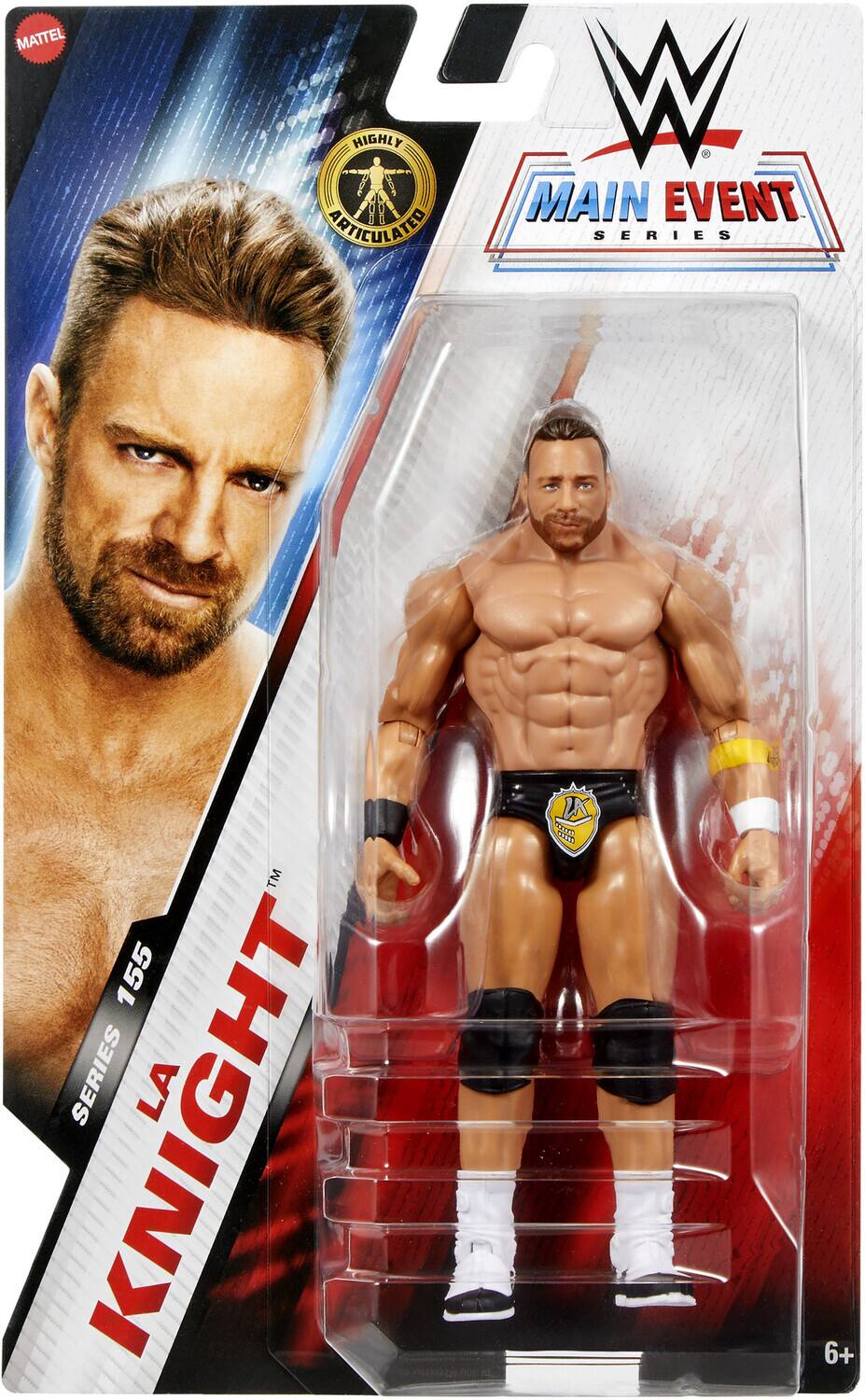MATTEL  
HIGHLY ARTICULATED  
WWE MAIN EVENT SERIES  
SERIES 155  
LA KNIGHT  
6+