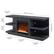 Alt View 21. Camden&Wells - Maya Crystal Fireplace TV Stand for Most TVs up to 65" - Charcoal Gray.