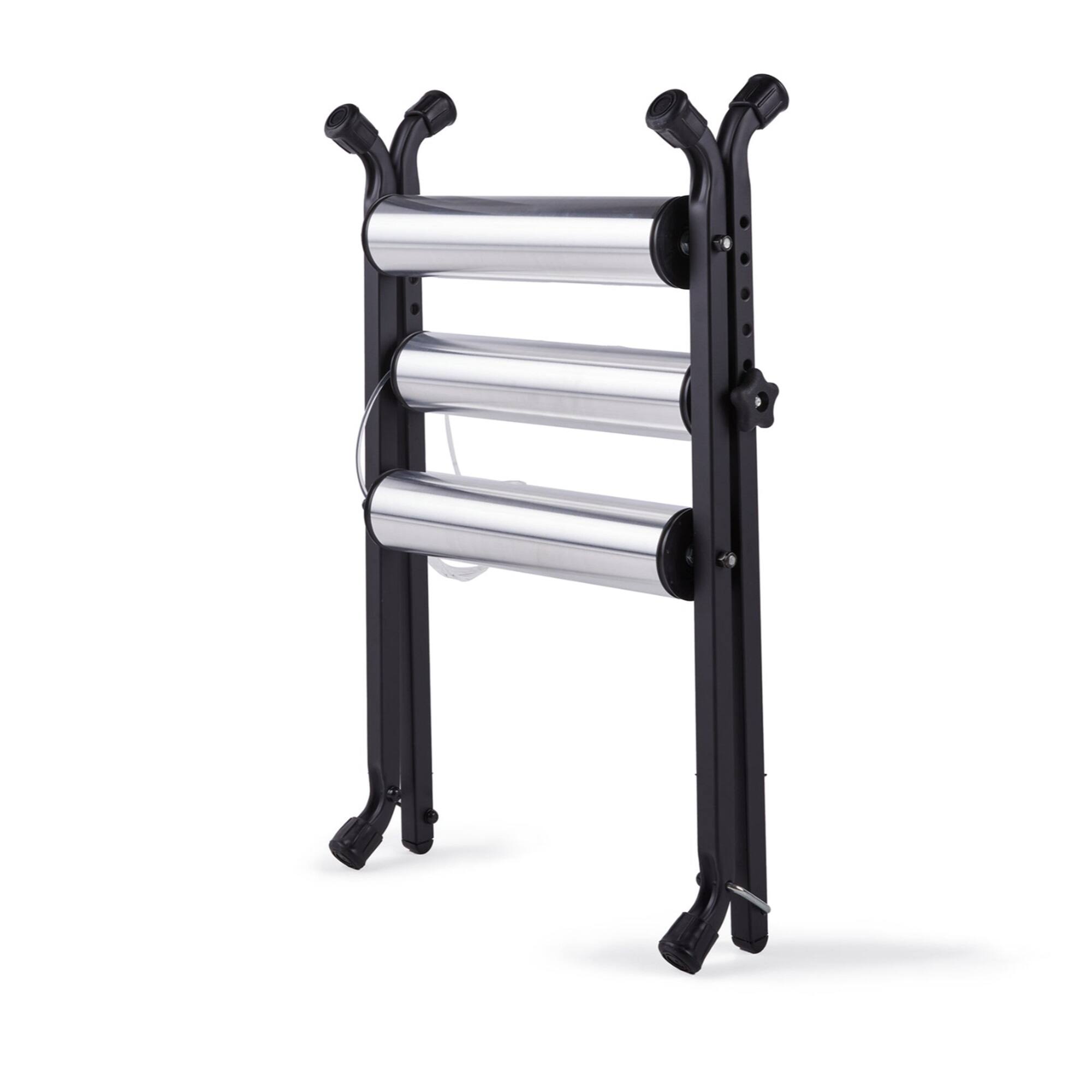 Alt View 3. Saris - Aluminum Foldable Bike Rollers for Indoor Bike Trainer & Resistance Cycling Training - Black.