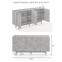 Crosley Furniture - Levi Sideboard - Maple