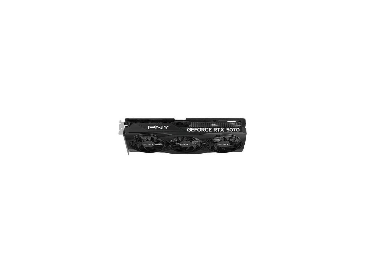 PNY NVIDIA GeForce RTX 5070 Graphic Card 12 GB GDDR7 Full height