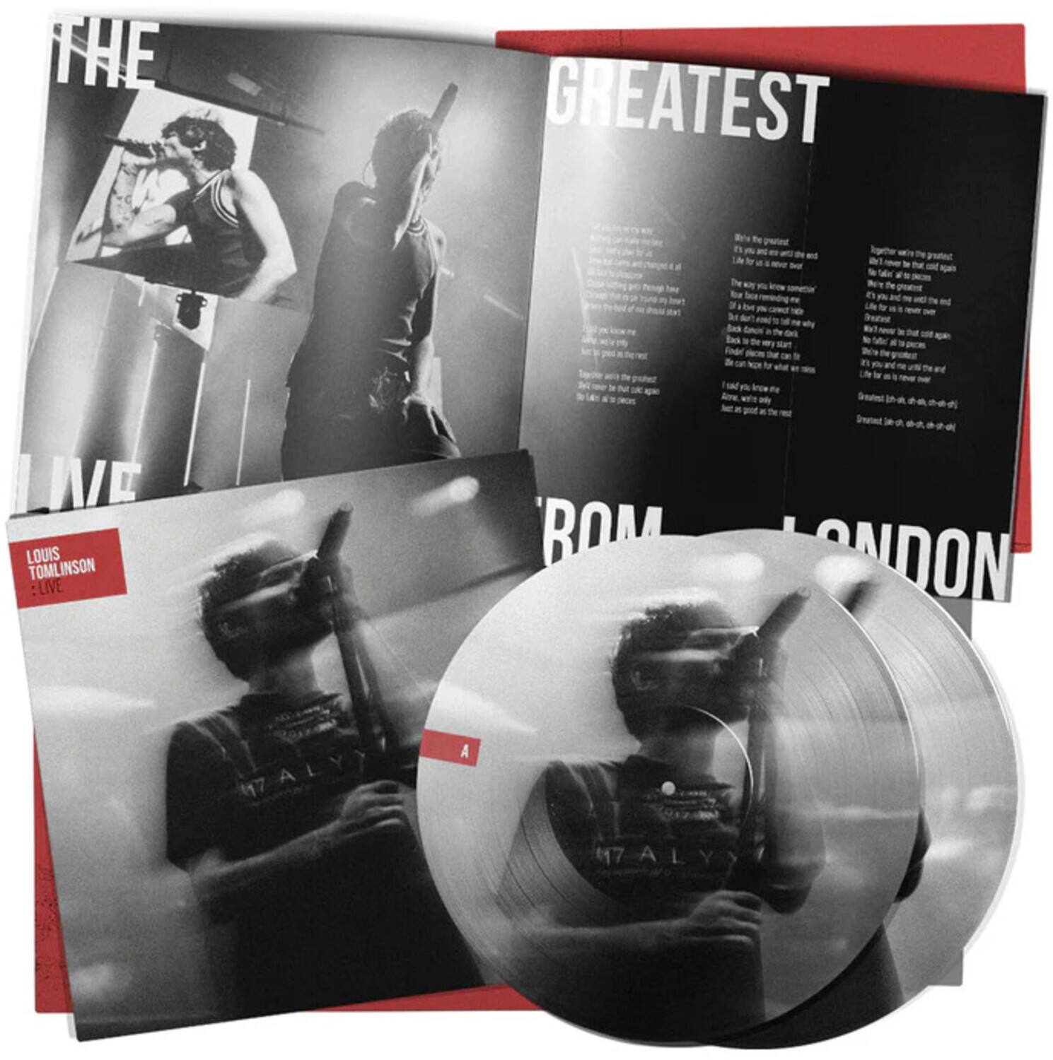 THE GREATEST

LIVE

LOUIS TOMLINSON - LIVE

ROM LONDON

M7ALYY